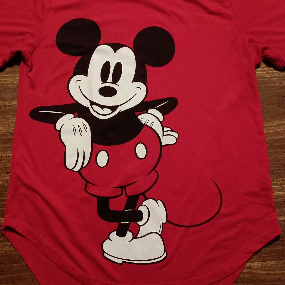 MICKEY & MINNIE T-SHIRT - Medium Kids // Disney Mouse Girls Tee Shirt - Picture 3 of 8